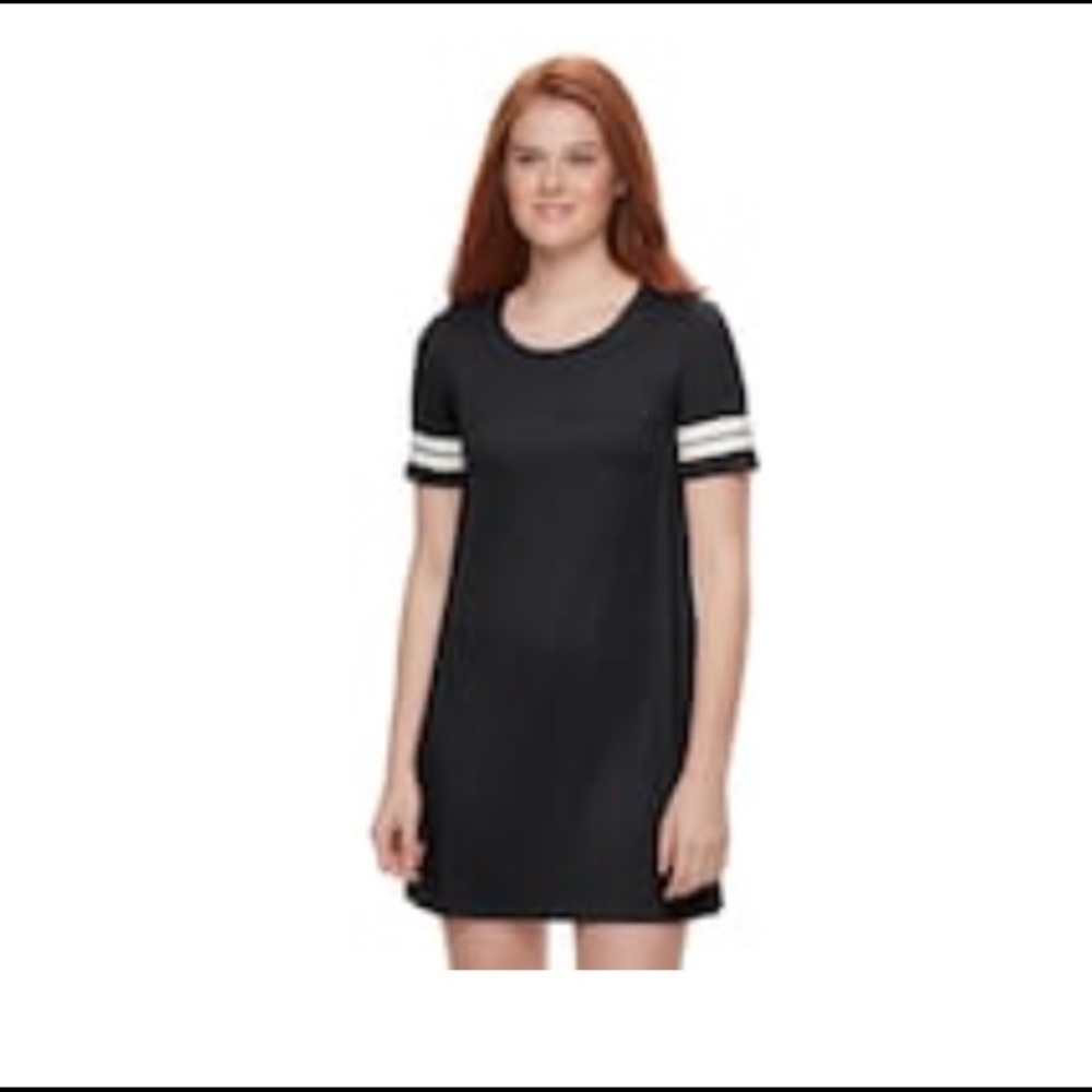 About a girl t shirt dress NWT S BLACK‎